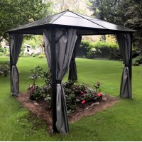 Glendale Peninsula Polycarbonate Gazebo 4m x 3m